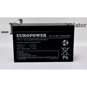 EUROPOWER EP 7-6 akumulator agm 2