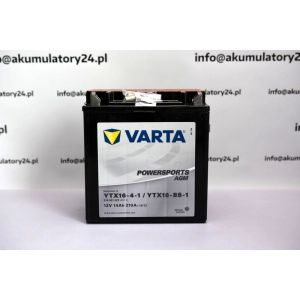 VARTA YTX16-BS-1 / YTX16-4-1 akumulator motocyklowy 2