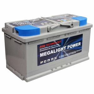 MEGALIGHT Power 12V 100Ah P+ akumulator agm 2