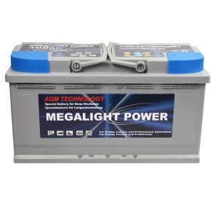 MEGALIGHT Power 12V 100Ah P+ akumulator agm 3
