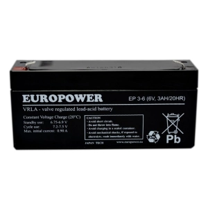 EUROPOWER EP 3-6 akumulator agm 1