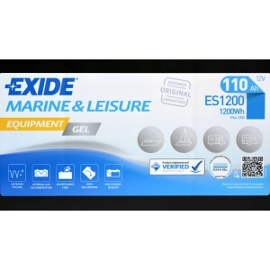 EXIDE EQUIPMENT GEL ES650 - 56Ah 650Wh P+ Prawy Plus