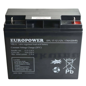 EUROPOWER EPL 17-12 akumulator agm