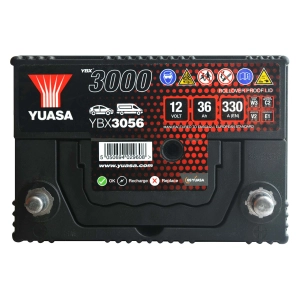 YUASA YBX3056 / 40B19L 36Ah 330A P+ ATOS I10 YBX 3056 JAPAN
