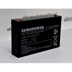 EUROPOWER EP 7-6 akumulator agm 3