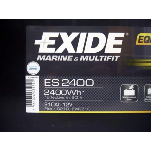 EXIDE Marine Multifit ES2400 12V 210Ah 2400Wh GEL 4