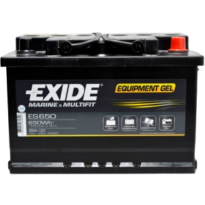 EXIDE EQUIPMENT GEL ES650 - 56Ah 650Wh P+ Prawy Plus 1