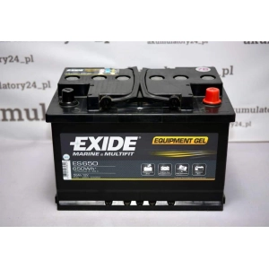EXIDE EQUIPMENT GEL ES650 - 56Ah 650Wh P+ Prawy Plus 3