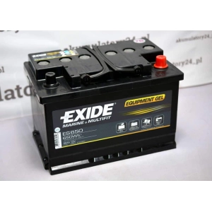 EXIDE EQUIPMENT GEL ES650 - 56Ah 650Wh P+ Prawy Plus 4