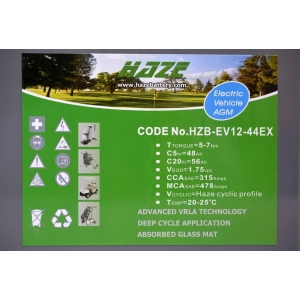 HAZE HZB-EV12-44EX akumulator motocyklowy