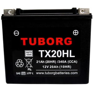 Tuborg TX20HL / YTX20HL-BS 12V 21Ah 340A akumulator motocyklowy
