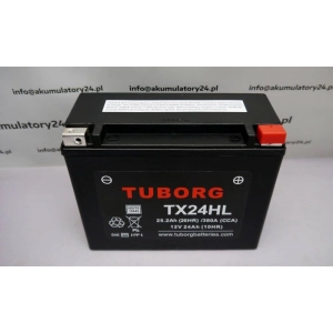 Tuborg TX24HL / Y50-N18L-A/A2 12V 24Ah 380A akumulator motcyklowy 3