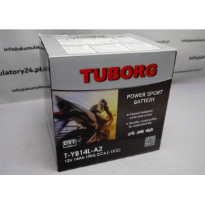 Tuborg YB14L-A2 12V 14.7Ah 190A DRY akumulator motocyklowy 6