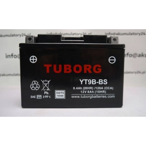 Tuborg YT9B-BS 12V 8.4Ah 120A AGM akumulator motocyklowy 2