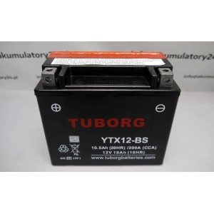 Tuborg YTX12-BS 12V 10.5Ah 200A AGM akumulator motocyklowy 3
