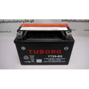 Tuborg YTX9-BS 12V 8.4Ah 150A AGM akumulator motocyklowy 3