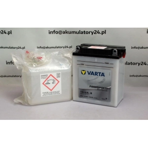 VARTA YB12A-B 12Ah 160A + KWAS 4