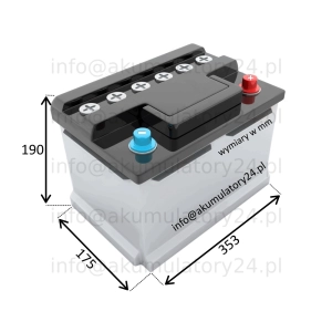Akumulator BARS Silver 12V 100Ah P+ akumulator 5