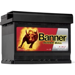 BANNER POWER BULL P6219 12V 62Ah 550A P+ P62 19