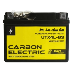 CARBON ELECTRIC UTX4L-BS YTX4L-BS 12V 3Ah 40A P+