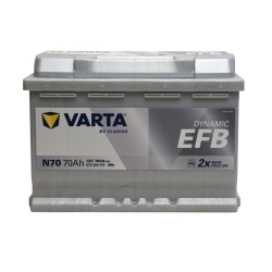 VARTA DYNAMIC EFB N70 12V 70Ah 760A START-STOP 570500076