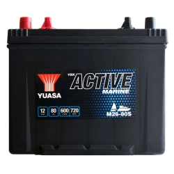 YUASA ACTIVE Marine Start M26-80S 80Ah 650A W18