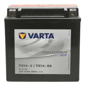 VARTA TX14-4 TX14-BS 12V 12Ah 200A L+ YTX14 ETX14