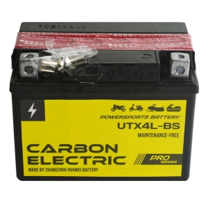 CARBON ELECTRIC UTX4L-BS YTX4L-BS 12V 3Ah 40A P+