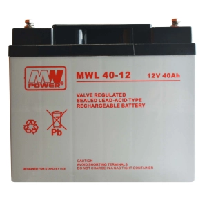 MW Power MWL 40-12 40Ah 12V AGM