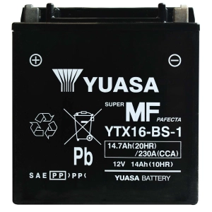 YUASA YTX16-BS-1 12V 14,7Ah 230A L+ 2