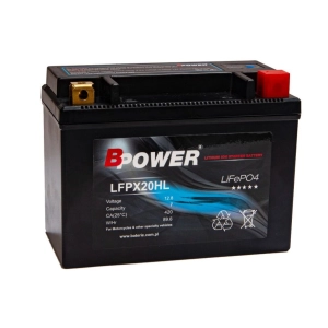 BPOWER LiFePO4 LFPX20HL 7Ah 420A 12V P+ YTX20HL