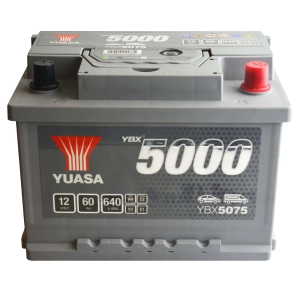 Yuasa YBX 5075 12V 60Ah 640A YBX5075