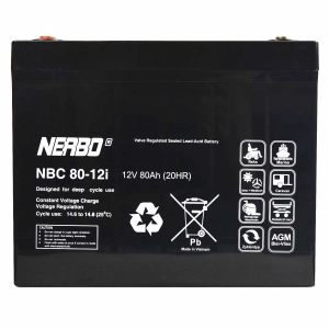NERBO NBC 80-12i 12V 80Ah VRLA AGM