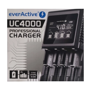 Ładowarka akumulatorków Ni-MH profesjonalna everActive NC-1000 PLUS