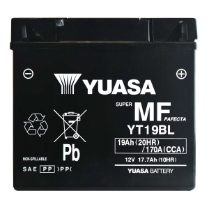 YUASA YT19BL MF (AGM) 19Ah 170A 12V P+ CP K3