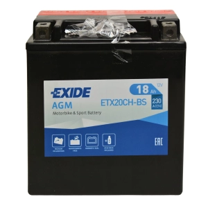 EXIDE ETX20CH-BS YTX20CH-BS 12V 18AH 230A L+