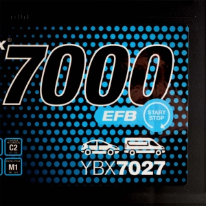 YUASA YBX 7027 EFB START-STOP 12V 65Ah 600A P+ YBX7027