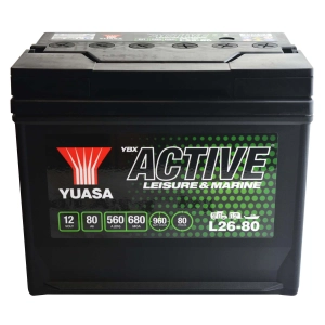 YUASA ACTIVE Leisure & Marine L26-80 80Ah 560A W18