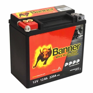 BANNER BIKE BULL AGM PRO YTX14 51401 12V 12Ah 220A L+ ETX14