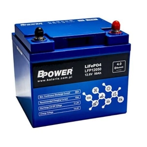 Bpower LFP12050B 12,8V 50Ah LiFePO4 6000 cykli BLUETOOTH