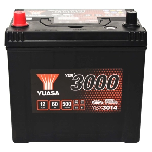 Yuasa YBX3014 12V 60Ah 500A YBX 3014 55D23R