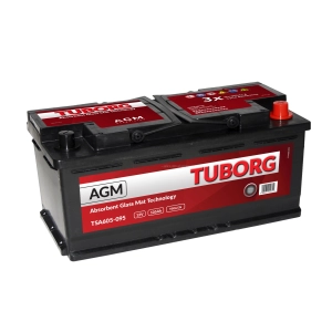 TUBORG AGM START-STOP 12V 105Ah 950A TSA605-095