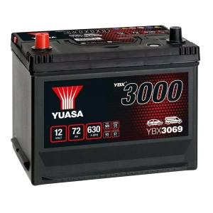 YUASA YBX3069 12V 72Ah 630A STOPKA YBX 3069 80D26R