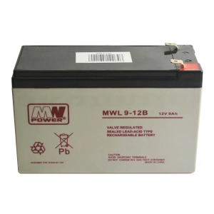 MW Power MWL 9-12B 9Ah 12V AGM