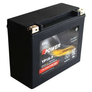 BPower Excellent AGM YP18-3 12V 20Ah 360A / YTX24HL-BS, Y50-N18L-A3