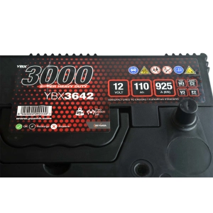 YUASA YBX3642 12V 100AH 800A SUPER HEAVY DUTY