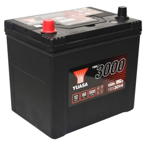 Yuasa YBX3014 12V 60Ah 500A YBX 3014 55D23R