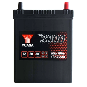 YUASA YBX3009 / 34B17L 12V 30Ah 300A P+ i-Stop YBX 3009 JAPAN