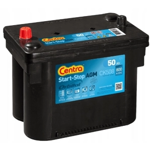 Centra CK508 AGM 12V 50Ah 800A L+ START- STOP