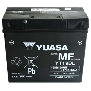 YUASA YT19BL MF (AGM) 19Ah 170A 12V P+ CP K3